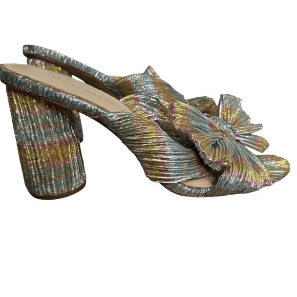 Loeffler Randall Penny Pleated Bow Heels sz 8 - Picture 6 of 12